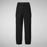 Woman's trousers Gosy in black | Save The Duck