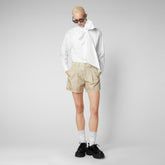 Woman's trousers Noy in shore beige - NEW IN | Save The Duck