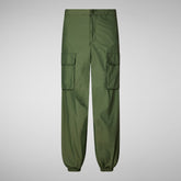 Unisex trousers Tru in dusty olive | Save The Duck