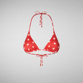 Top bikini a triangolo donna Xara rosso - Beachwear Donna | Save The Duck