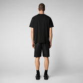 T-shirt Adelmar noir pour homme - Athleisure Homme | Save The Duck
