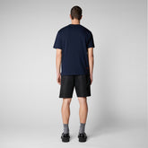 Man's t-shirt Adelmar in navy blue - Athleisure Man | Save The Duck