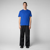 T-shirt Adelmar bleu cybernétique pour homme - Man's shirts & Sweat-shirts | Save The Duck