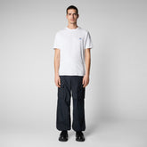 Man's t-shirt Caius in white - Beachwear | Save The Duck