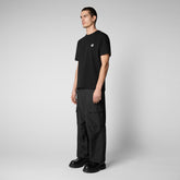 Man's t-shirt Caius in black - Beachwear | Save The Duck
