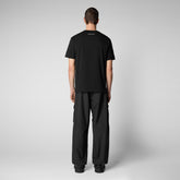 Man's t-shirt Caius in black - Beachwear | Save The Duck
