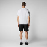 T-shirt Finlo blanc pour homme - Homme | Save The Duck