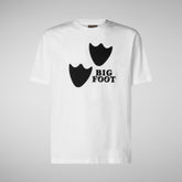 T-shirt Finlo blanc pour homme | Save The Duck