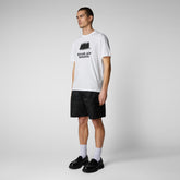 T-shirt uomo Liraz white - Man's T-shirts & SWEATSHIRTS | Save The Duck