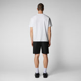 T-shirt Liraz blanc pour homme - Homme | Save The Duck