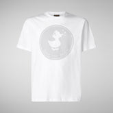 T-shirt uomo Pepo bianco | Save The Duck