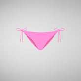 Woman's adjustable bikini bottom Sveva in fucsia pink | Save The Duck