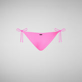 Woman's adjustable bikini bottom Sveva in fucsia pink | Save The Duck