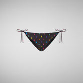 Réglable bas de bikini Wiria Imprimé d'étoiles de mer sur fond rouge pour femme | Save The Duck