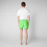 Man's swimwear Demna in fluo green - Men's Swimwear | Save The Duck