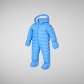 Combinaison Storm cerulean blue pour bébé - Jumpsuit Baby | Save The Duck