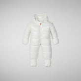 Combinaison Shell off white pour bébé - Jumpsuit Baby | Save The Duck