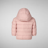 Babies' animal free puffer jacket Wally in blush pink - Neonati | Save The Duck