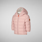 Babies' animal free puffer jacket Wally in blush pink - Baby | Save The Duck