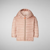 Unisex animal free puffer Lucy in powder pink - Baby Animal-Free Puffer Jacktes | Save The Duck