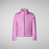 Girls' jacket Aya in nomad pink - Animal-Free Puffer Jackets Girl | Save The Duck