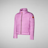 Girls' jacket Aya in nomad pink - Animal-Free Puffer Jackets Girl | Save The Duck