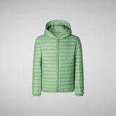 Girls' jacket Ana in mint green | Save The Duck
