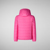 Girls' jacket Ana azalea pink - Doudounes Animal-Free Fille | Save The Duck