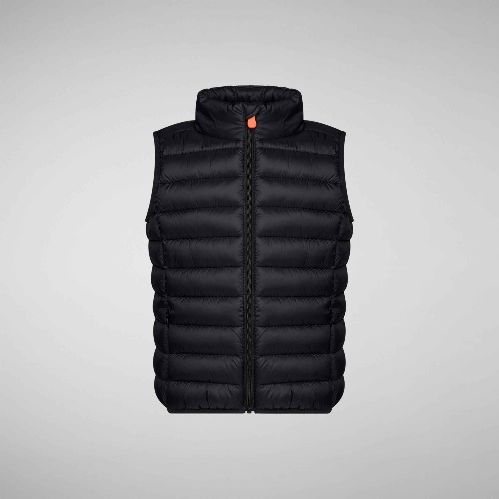 Unisex kids' quilted gilet Andy in black - Save The Duck