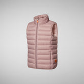 Unisex kids' quilted gilet Andy in withered rose - GIFT GUIDE | Save The Duck
