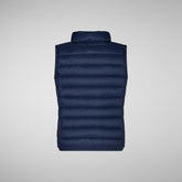 Unisex kids' quilted gilet Andy in navy blue - Bambino | Save The Duck