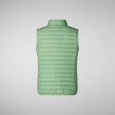 Unisex Dolin kids' vest in mint green - Boys Gilet | Save The Duck