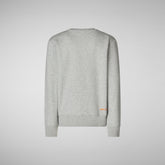 Dano sweatshirt unisexe gris chiné - Fille | Save The Duck