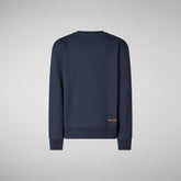 Unisex Dano kids' sweatshirt in light grey melange | Save The Duck