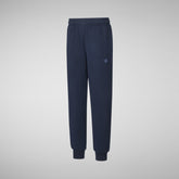 Unisex kids' trousers Haldo in navy blue | Save The Duck