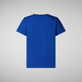 Unisex Asa kids' t-shirt in cyber blue - Garçon | Save The Duck