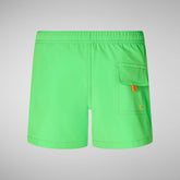 Boys' swimwear Adao in fluo green - Products | Save The Duck