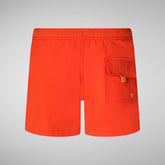 Boys' swimwear Adao in traffic red - Products | Save The Duck