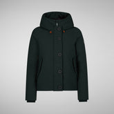 Parka donna Shanon in green black | Save The Duck