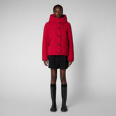Woman's parka Shanon in flame red - Parka Woman | Save The Duck