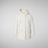 Girls' parka Ally in rainy beige - Girls | Save The Duck