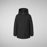 Boys parka Theo in black - Parka Boy | Save The Duck