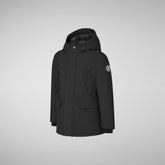 Boys parka Theo in black - Sale | Save The Duck