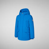 Boys parka Theo in blue berry - Bambino | Save The Duck